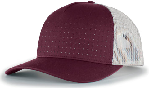 Perforated 5-Panel Trucker Snapback Cap