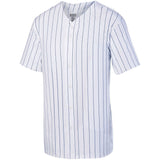 Youth Pinstripe Full-Button Jersey