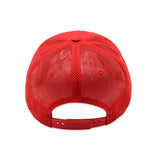 Deluxe 5 Panel Constructed Flat Peak Cotton Twill Mesh Back Cap
