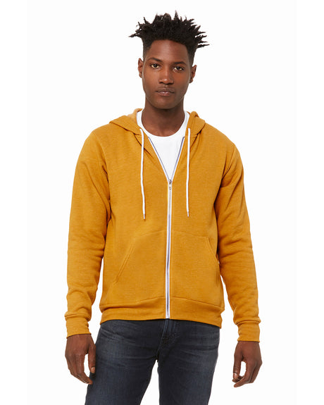 BELLA+CANVAS Unisex Sponge Fleece Full-Zip Hooded Sweatshirt
