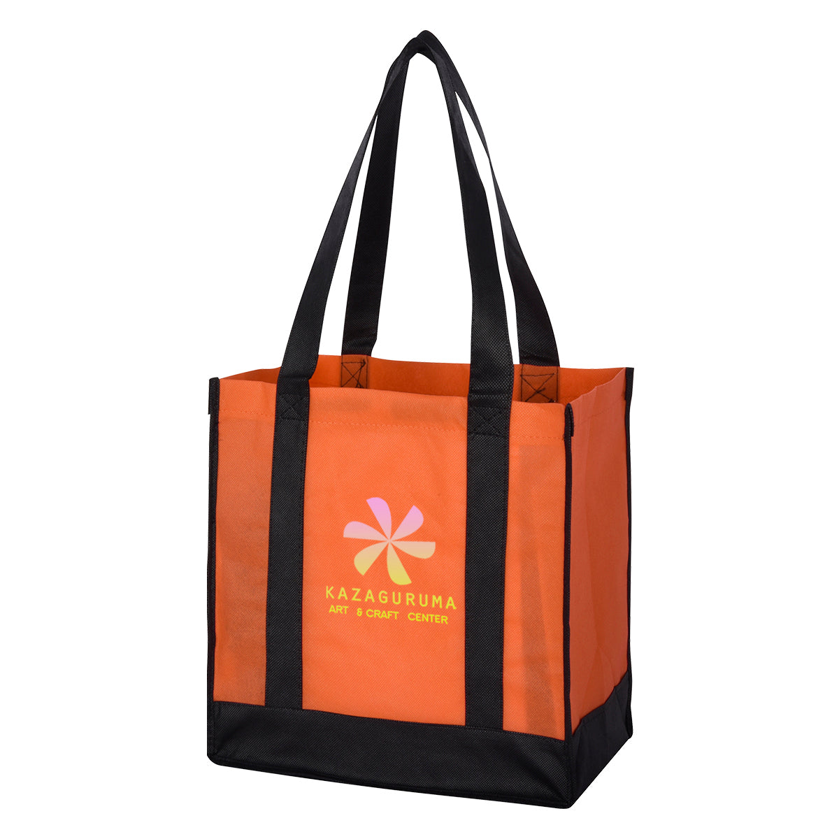 000440 Non-woven Two-tone Shopper Tote Bag