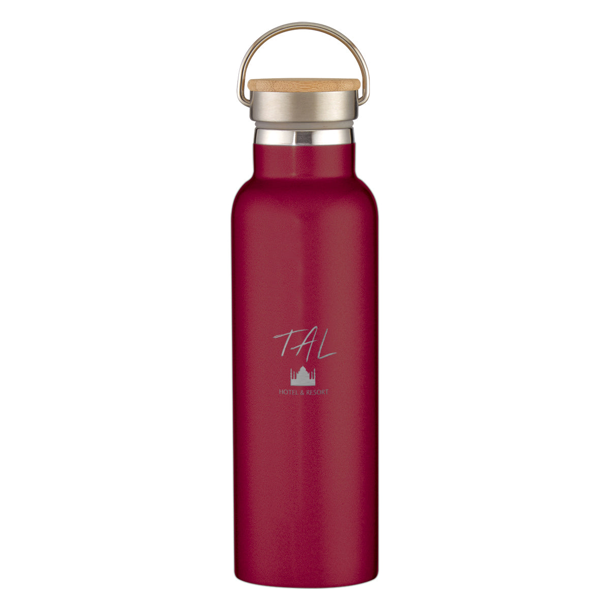21 Oz. Liberty Stainless Steel Bottle With Wood Lid