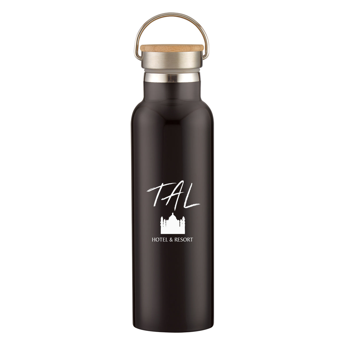 21 Oz. Liberty Stainless Steel Bottle With Wood Lid