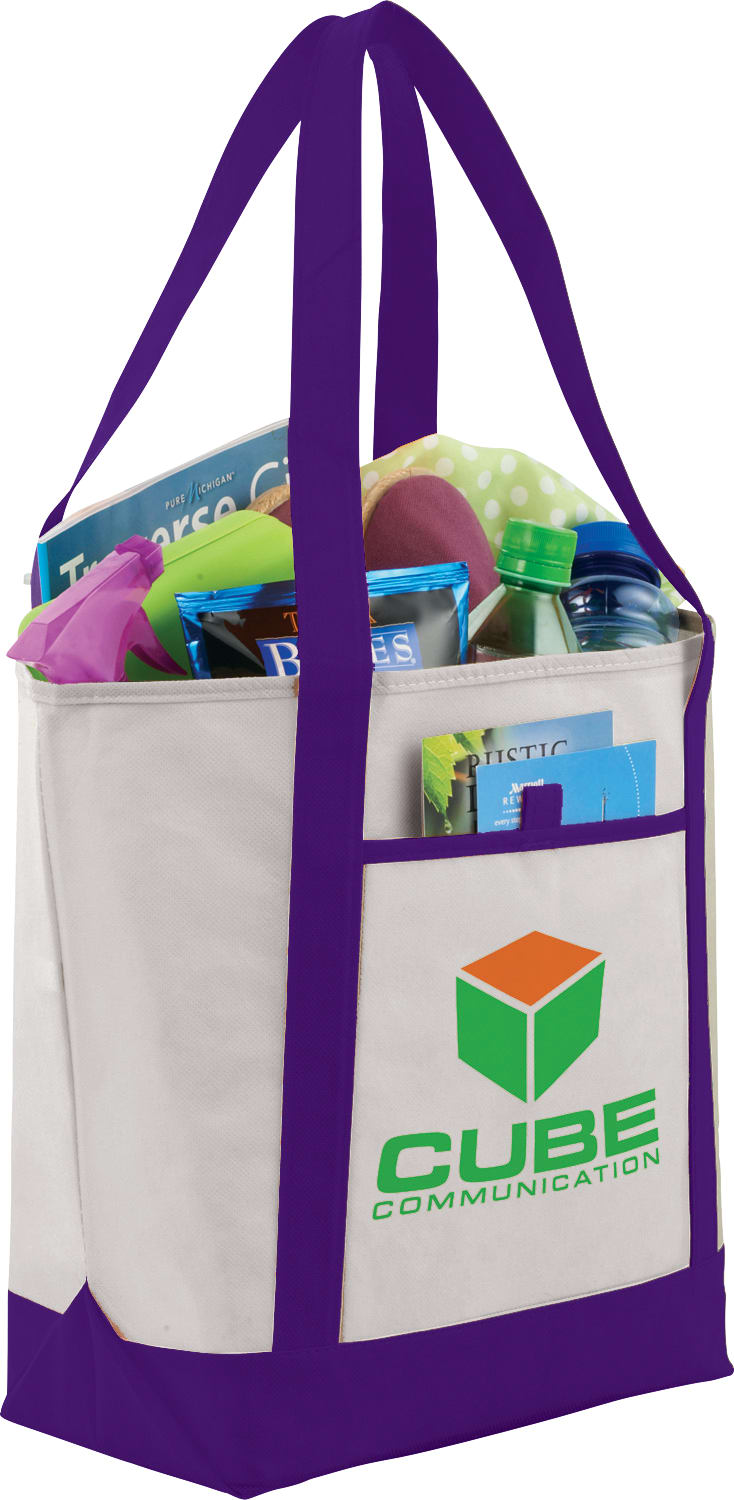 Lighthouse Non-Woven Boat Tote