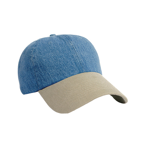 Unconstructed Washed Denim Cap