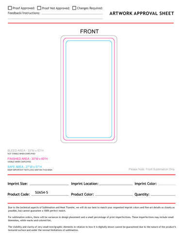 72 Hr Fast Ship - Ultra Soft and Smooth Microfleece Blanket, 30x60, Sublimated Edge to Edge