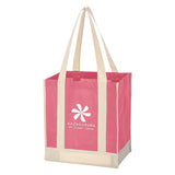 000440 Non-woven Two-tone Shopper Tote Bag