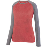 Ladies' Kinergy Two Color Long Sleeve Raglan Tee
