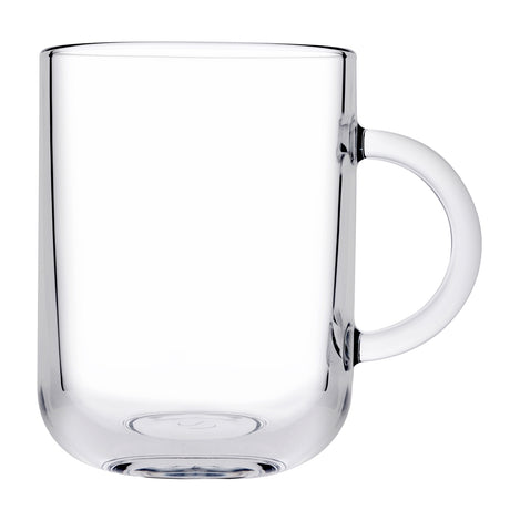 Ionic, 11oz clear glass mug, set of 4 in a Midnight gift box