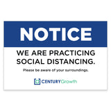 24"h x 36"w Custom Corrugated Yard/Lawn Sign