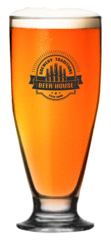 ~ Cin-Cin 16oz clear glass pilsner - Bulk Packaging/Pallet