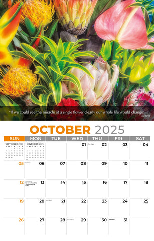 Galleria Wall Calendar 2025 Flowers & Gardens