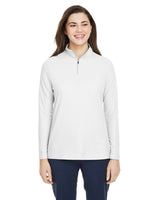 CORE 365 Ladies' Fusion ChromaSoft? Pique Quarter-Zip