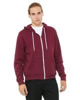 BELLA+CANVAS Unisex Sponge Fleece Full-Zip Hooded Sweatshirt