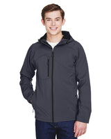 000179 NORTH END Men's Prospect Two-Layer Fleece Bonded Soft Shell Hooded Jacket