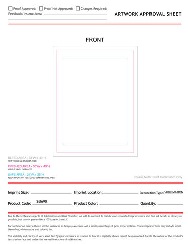 Plush and Cozy Mink Flannel Fleece Baby Blanket, 30x40, Sublimated Edge to Edge 1 side