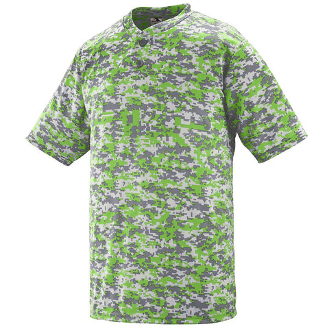 Youth Digi Camo Wicking Two-Button Jersey