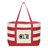 Cotton Canvas Nautical Tote Bag