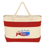 Large Cruising Tote Bag With Rope Handles