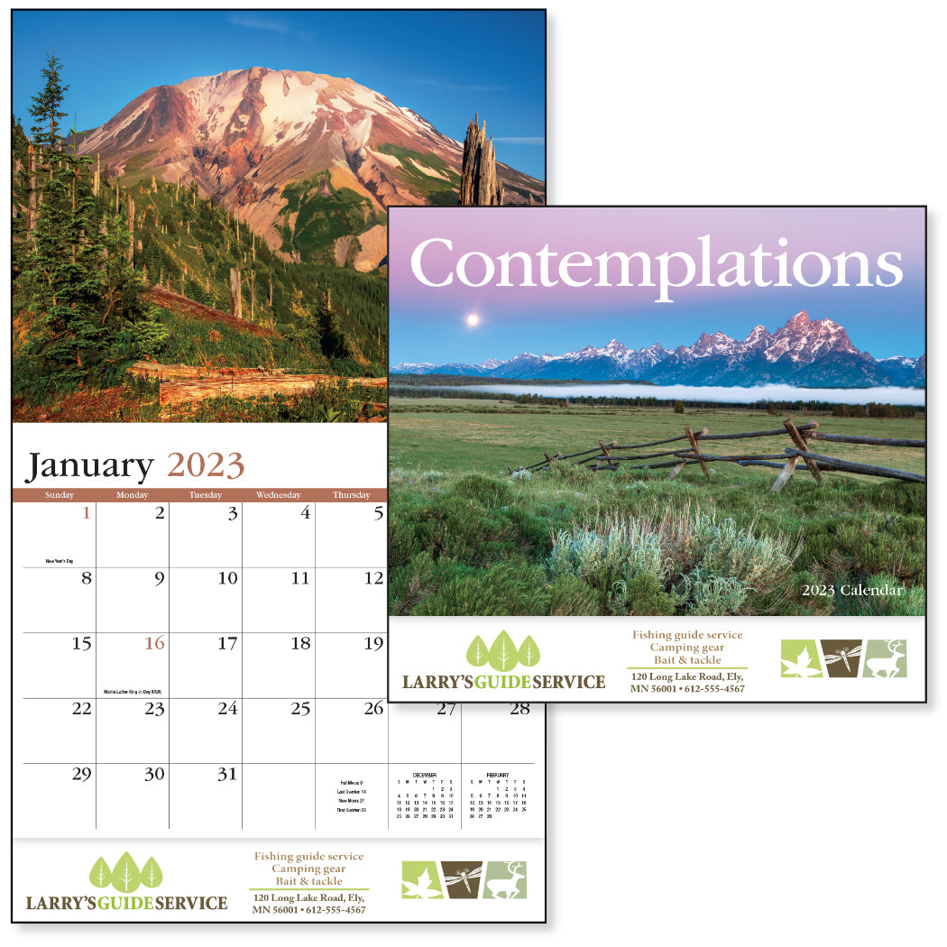 Contemplations Appointment Calendar - Stapled