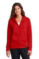 Nike Ladies Club Fleece Sleeve Swoosh Full-Zip Hoodie