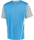 Performance Two-Button Color Block Jersey