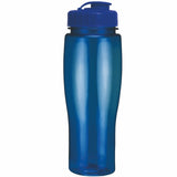 24 Oz. Contour Translucent Bottle w/ Flip Top Lid