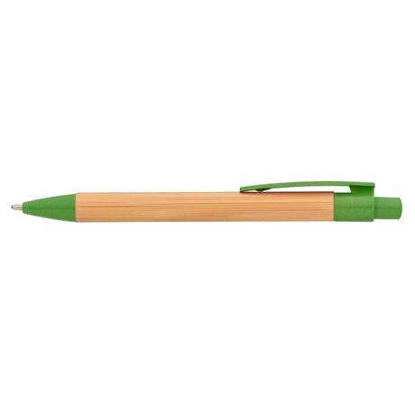 Bali Bamboo Pen with Wheat Plastic Trim - ColorJet