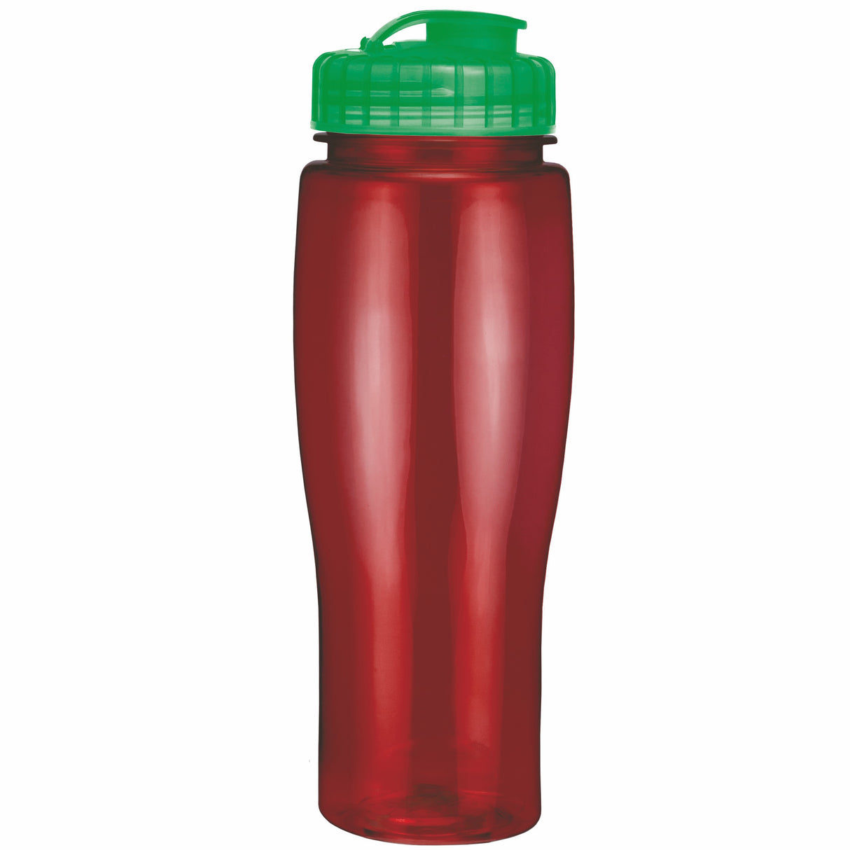 24 Oz. Contour Translucent Bottle w/ Flip Top Lid