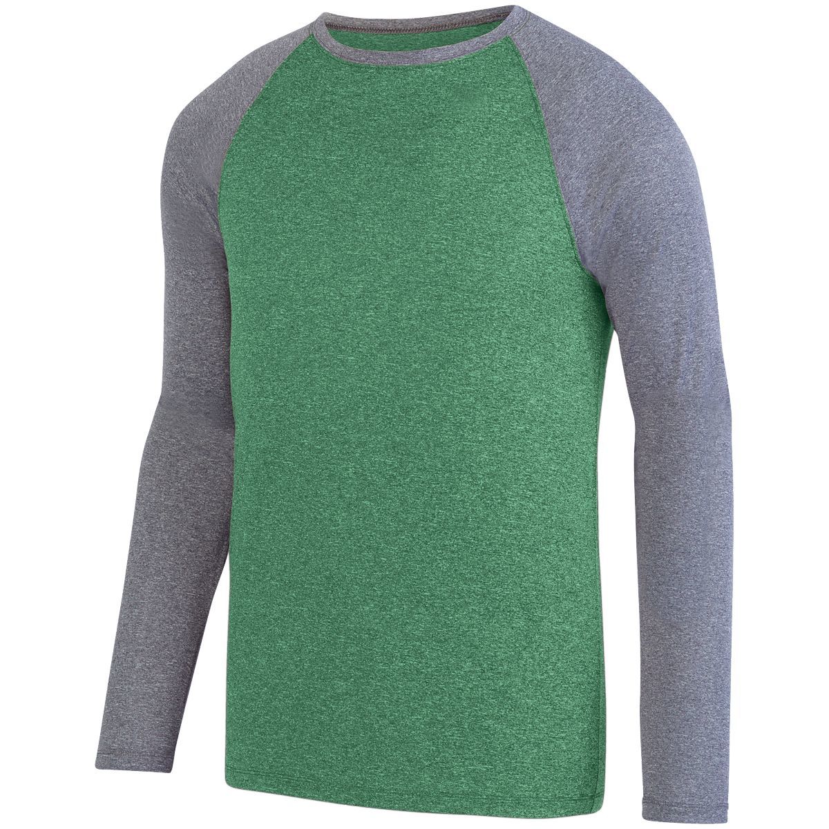 Kinergy Two Color Long Sleeve Raglan Tee