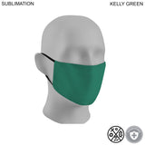 Sublimated 2ply Antimicrobial Cloth Face Mask Available In EVERY COLOR