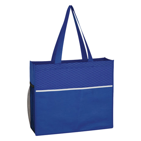 Non-woven Wave Design Tote Bag