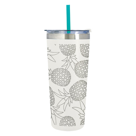 24 Oz. Full Laser Colma Basics Tumbler