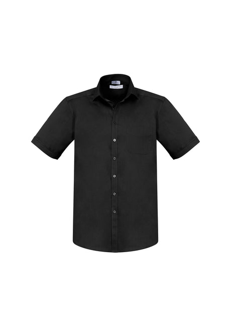 Men's Monaco Short Sleeve French Style Cotton Stretch Shirt