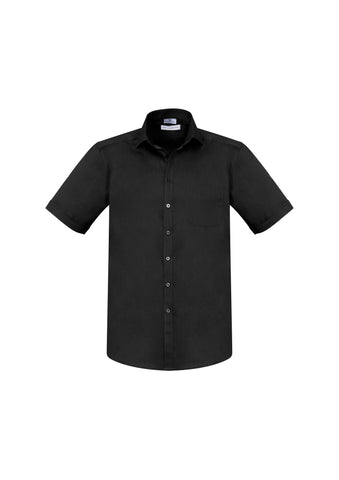 Men's Monaco Short Sleeve French Style Cotton Stretch Shirt