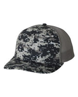 000458 Richardson® Patterned Snapback Trucker Cap