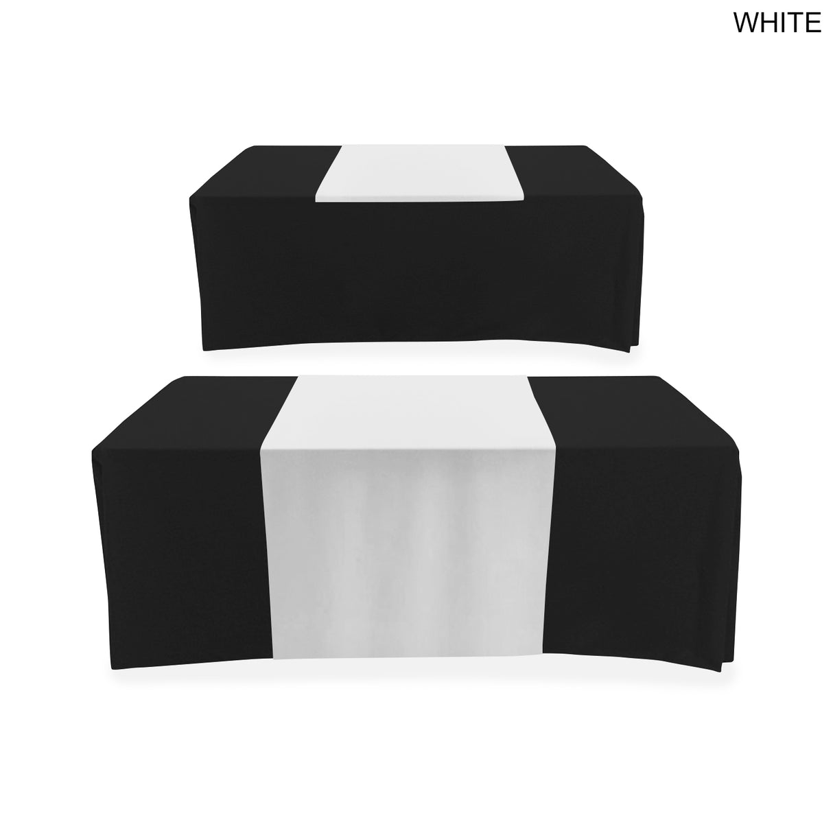 72 Hr Fast Ship - Sublimated Table Runner, 30x60, Covers Front and Top of the table