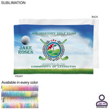 Personalized Plush Velour Terry Cotton Blend Sports, Sweat Towel, 12x18, Sublimated Edge to Edge