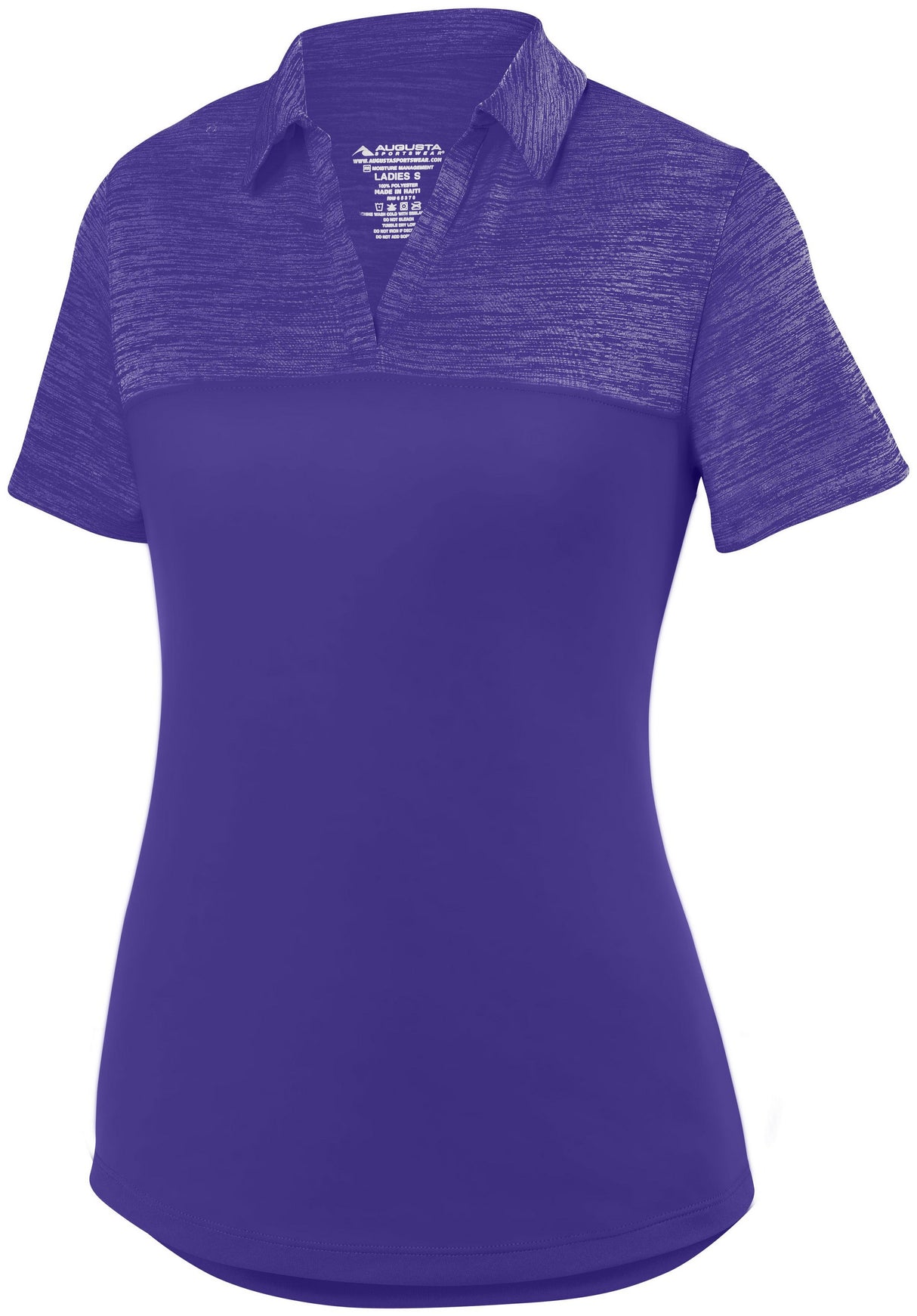 Ladies Shadow Tonal Heather Polo