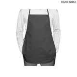 72 Hr Fast Ship - Discounted Shorter Length Twill Bib Apron, 19x24, No Pockets