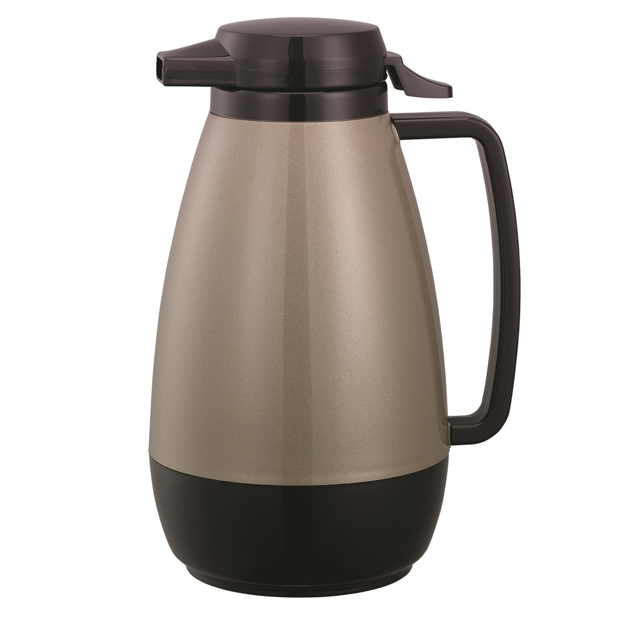 Thermo-Serve Carafe 1 L with push button lid, grey