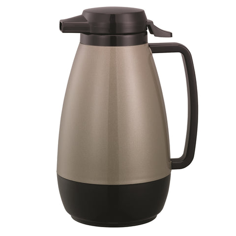 Thermo-Serve Carafe 1 L with push button lid, grey
