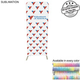 Volunteer, Non-for-profit 2'W x 78"H EuroFit Straight Wall Display Kit, with Full Color Graphics