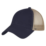 Washed Cotton Mesh Back Cap