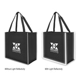 Reflective Large Grocery Tote Bag