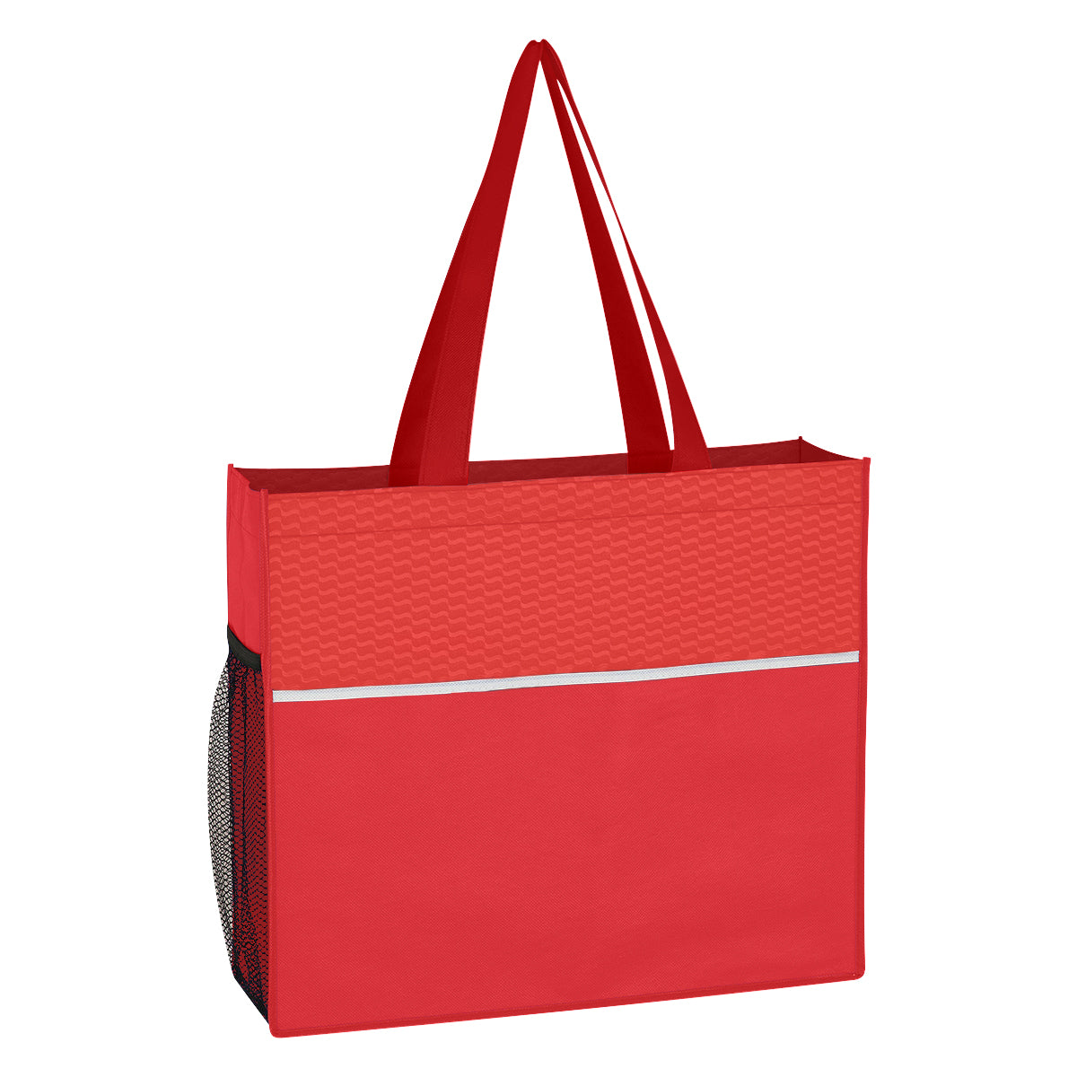 Non-woven Wave Design Tote Bag
