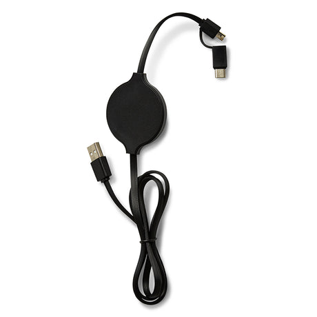 Duo Wireless Charging Pad w/Integrated Charging Cable