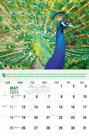 Galleria Wall Calendar 2025 Go Green Calendar
