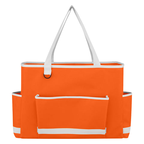 Tri-pocket Tote Bag