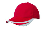 Brushed Heavy Cotton Cap w/Embroidered Peak Trim